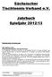Sächsischer Tischtennis-Verband e.v. Jahrbuch Spieljahr 2012/13