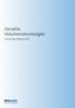 Variable Volumenstromregler. Technischer Katalog 2014