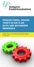 Produkt-fmEA, design VErificAtion PlAn (dvp) und BEsondErE merkmale entwicklungs- und innovationsmanagement 17. mai 2017