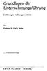 Grundlagen der Unternehmungsführung