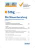 6/2017. Die Steuerberatung Organ des Deutschen Steuerberaterverbandes e.v. Berlin