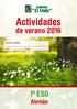 Actividades. de verano º ESO Alemán. Nombre y apellidos: Curso: Grupo: