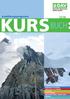 BERGSPORT IM WINTER KURS. Ausbildungsprogramm BUCH. Klettern. KURSBuch Medizin