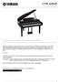 CVP-609GP DIGITAL PIANOS. Von den Tasten bis zum Flügeldeckel: Ein absolutes Flügelerlebnis. Features