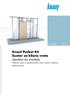 Knauf Pocket Kit Sustav za klizna vrata Uputstvo za montažu. Patentirani sustav za ugradnju kliznih vrata u zidove s metalnom potkonstrukcijom