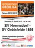 Samstag, 6. April 2013, 19:30 Uhr. SV Hermsdorf - SV Oebisfelde 1895