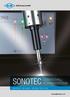 SONOTEC ULTRASCHALL- SCHNEIDSYSTEME SH-3510 / SF-3441 / SF-653 / SF