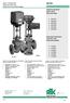 PV Valves for throttling, mixing and diverting of liquids and gases