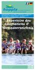 Répertoire des associations // Vereinsverzeichnis