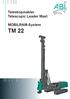 Teleskopmäkler Telescopic Leader Mast. MOBILRAM-System TM 22