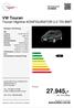 27.945,- inkl. 19 % Mwst. VW Touran Touran Highline KONFIGURATOR 2.0 TDI BMT. automobile-voit.de. Preis: