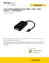3-in-1 Mini DisplayPort auf HDMI / DVI / VGA Adapter - Reiseadapter