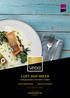 LUST auf Meer. Fischspezialitäten mit bunter Vielfalt. Fisch-broschüre gültig ab 04/2018. Ideen für die Küche von morgen.