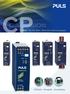 CP-Serie 120, 240, 480W DIN-Schienen Stromversorgungen. Effizient. Kompakt. Zuverlässig.