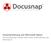 Inventarisierung von Microsoft Azure. Inventarisierung von Microsoft Azure Informationen mit Docusnap X