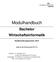 Modulhandbuch. Bachelor Wirtschaftsinformatik. Studienordnungsversion: gültig für das Wintersemester 2017/18
