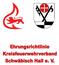1. Ehrungen des Kreisfeuerwehrverbandes Schwäbisch Hall e. V.