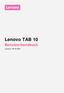 Lenovo TAB 10 Benutzerhandbuch