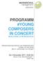 PROGRAMM #YOUNG COMPOSERS IN CONCERT Musik erfinden an NÖ Musikschulen