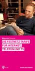 DIE FESTNETZ-TARIFE FÜR INTERNET, TELEFON UND TV