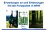 Erwartungen an und Erfahrungen mit der Forstpolitik in NRW