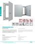 PRIODOOR EVX. Smoke. Dust. Material. Protection. + Decor Class. Revisionstür, Aufputz. Inspection Door, Surface-Mounted. Funktion.