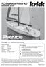 krick RC-Segelboot Prince 900 Bestell-Nr Montage- und Gebrauchsanleitung