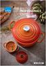 Professionals. Le creuset Katalog