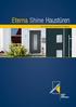 Eterna Shine Haustüren. Das Aluminium-Haustüren Programm Das Holzhaustüren-Programm