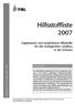Hilfsstoffliste Zugelassene und empfohlene Hilfsstoffe für den biologischen Landbau in der Schweiz. Bestellnummer 1032, Ausgabe Schweiz, 2007