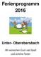 Ferienprogramm 2016 Unter- Oberebersbach