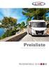 Preisliste. Breezer A Breezer V Cruiser Premium Explorer Premium REISEMOBILE 2018