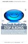SyncSouls AudioPille Stop Alkohol für ein Leben ohne Alkohol Das Hörbuch