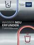WASSER NEU ERFUNDEN WIR PRÄSENTIEREN: DIE GROHE WASSERSYSTEME