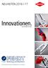 NEUHEITEN 2016 / 17. Innovationen. MADE IN GERMANY SEIT Eisen Fendt GmbH, Siemensring1, Marktoberdorf,