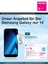 Unser Angebot für Sie: Samsung Galaxy nur 1 1