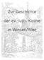 Zur Geschichte. der ev.-luth. Kirche. in Winsen/Aller