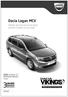 Dacia Logan MCV PREISE GÜLTIG AB DATEN STAND DACIA Die Marke mit dem höchsten Restwert ** Offizieller Sponsor der Dacia Vikings