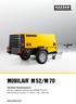 MOBILAIR M 52/M 70. Fahrbarer Baukompressor Mit dem weltweit anerkannten SIGMA PROFIL Volumenstrom 5,2 bis 7,0 m³/min ( cfm)