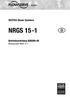 GESTRA Steam Systems NRGS Betriebsanleitung Niveauschalter NRGS 15-1