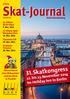 Skat-Journal. 31. Skatkongress. 22. bis 23. November 2014 im Holiday Inn in Berlin