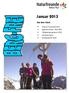 Diverse Tourenberichte Agenda Januar - Mai 2013 Tätigkeitsprogramm 2013 Jahresberichte Einladung HV 2013