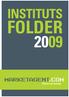 InstItuts folder 2009