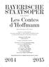 Jacques Offenbach Les Contes d Hoffmann. Opéra fantastique in fünf Akten