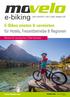 E-Bikes mieten & vermieten für Hotels, Freizeitbetriebe & Regionen