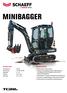 MINIBAGGER. tc222. Technische Daten. Besondere Merkmale