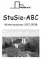 StuSie-ABC. Wintersemester 2017/2018