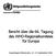 Bericht über die 66. Tagung des WHO-Regionalkomitees für Europa