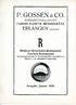 P. GOSSEN &CO. KOMMANDITGESELLSCHAFT