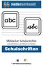 abc abc Schulschriften 2018 Medienwerkstatt Mühlacker